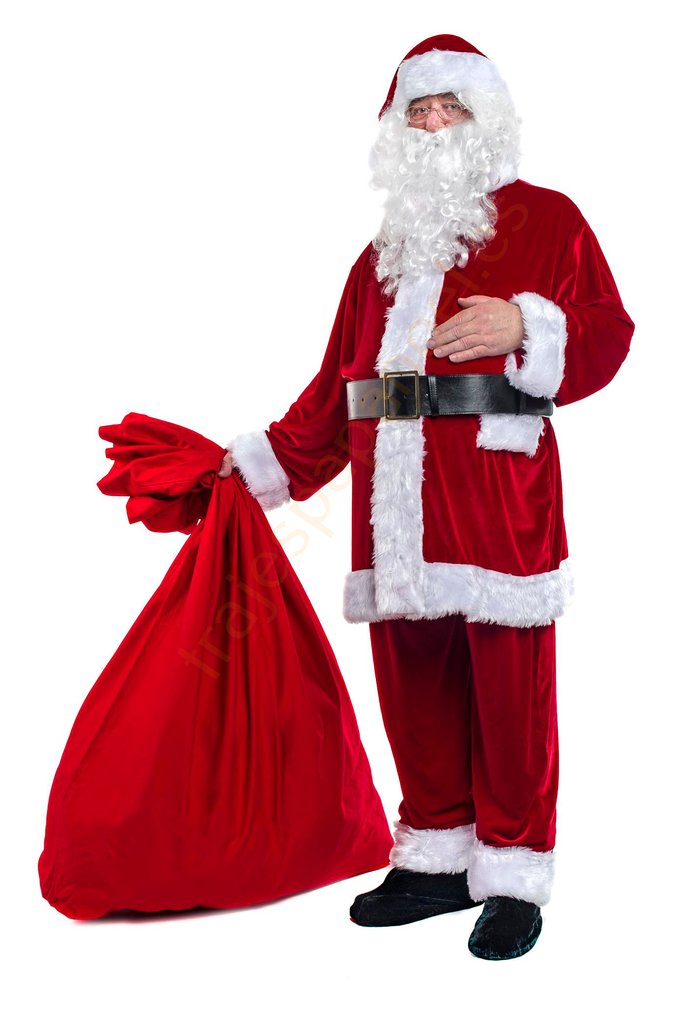 Disfraz De Papá Noel Para Adultos Guaber – Traje Navideño Completo Con Cubrebotas Y Cinturón De Cuero, Ideal Para Cosplay, Fiestas Y Fotos